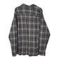 Mens Grey L.L.Bean Flannel  Shirt
