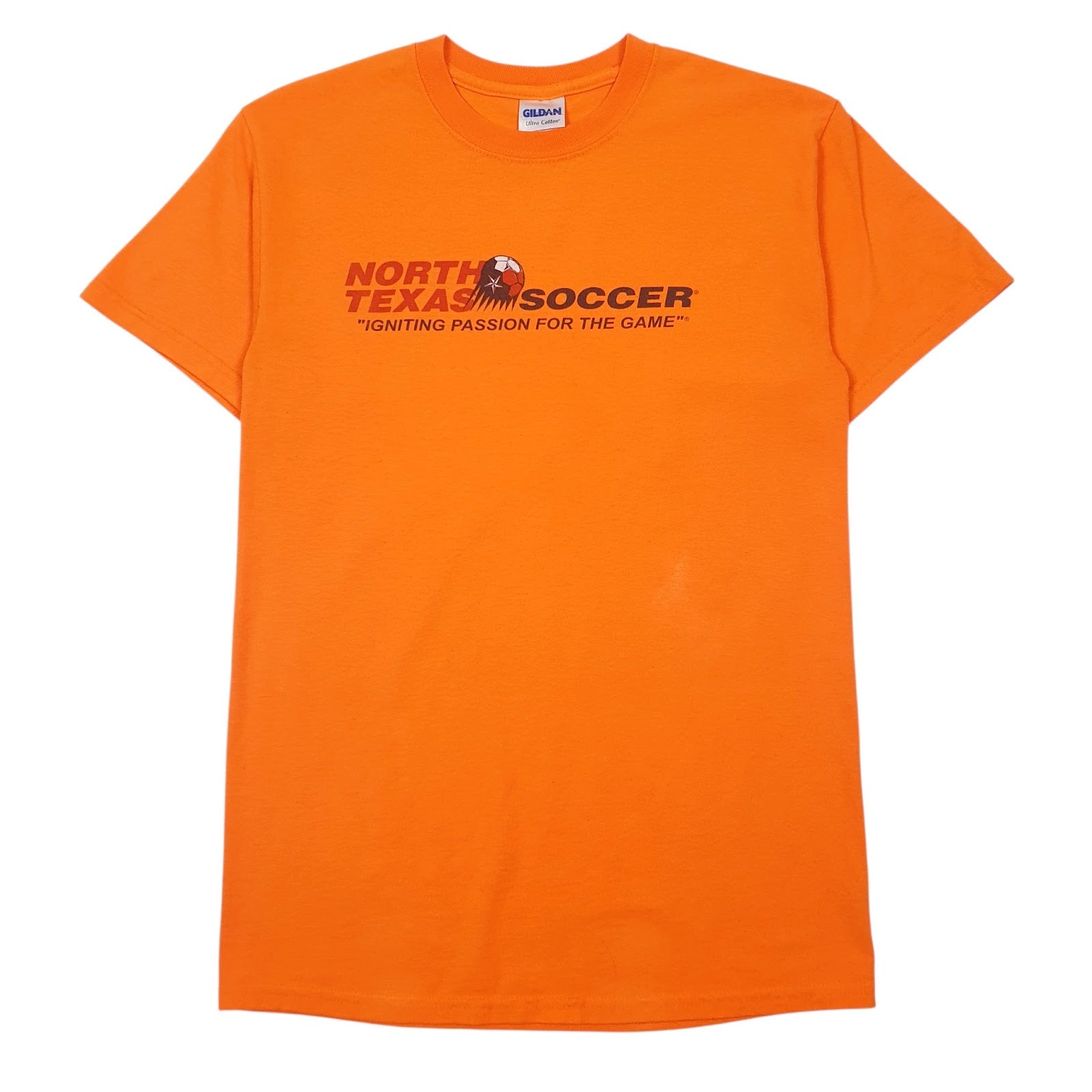 Mens Orange Gildan  Short Sleeve T Shirt