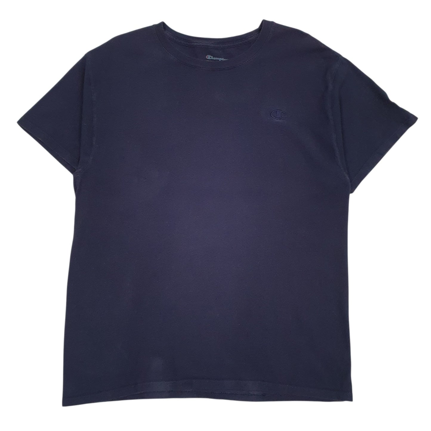 Mens Navy Champion  Short Sleeve T Shirt