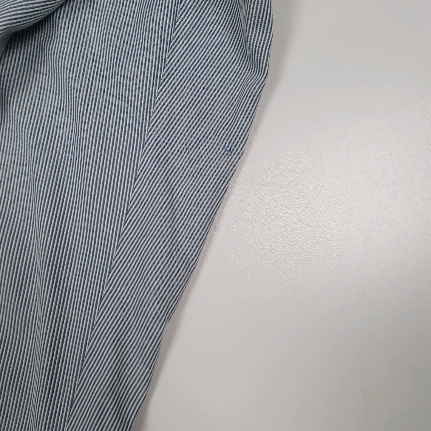 Mens Blue Polo Ralph Lauren Hickory Striped Slim Fit  Trousers