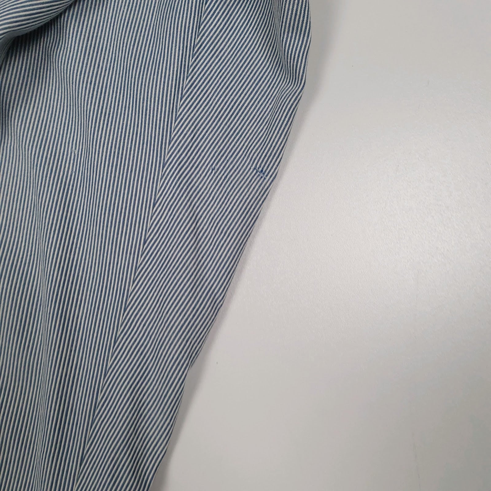Mens Blue Polo Ralph Lauren Hickory Striped Slim Fit  Trousers