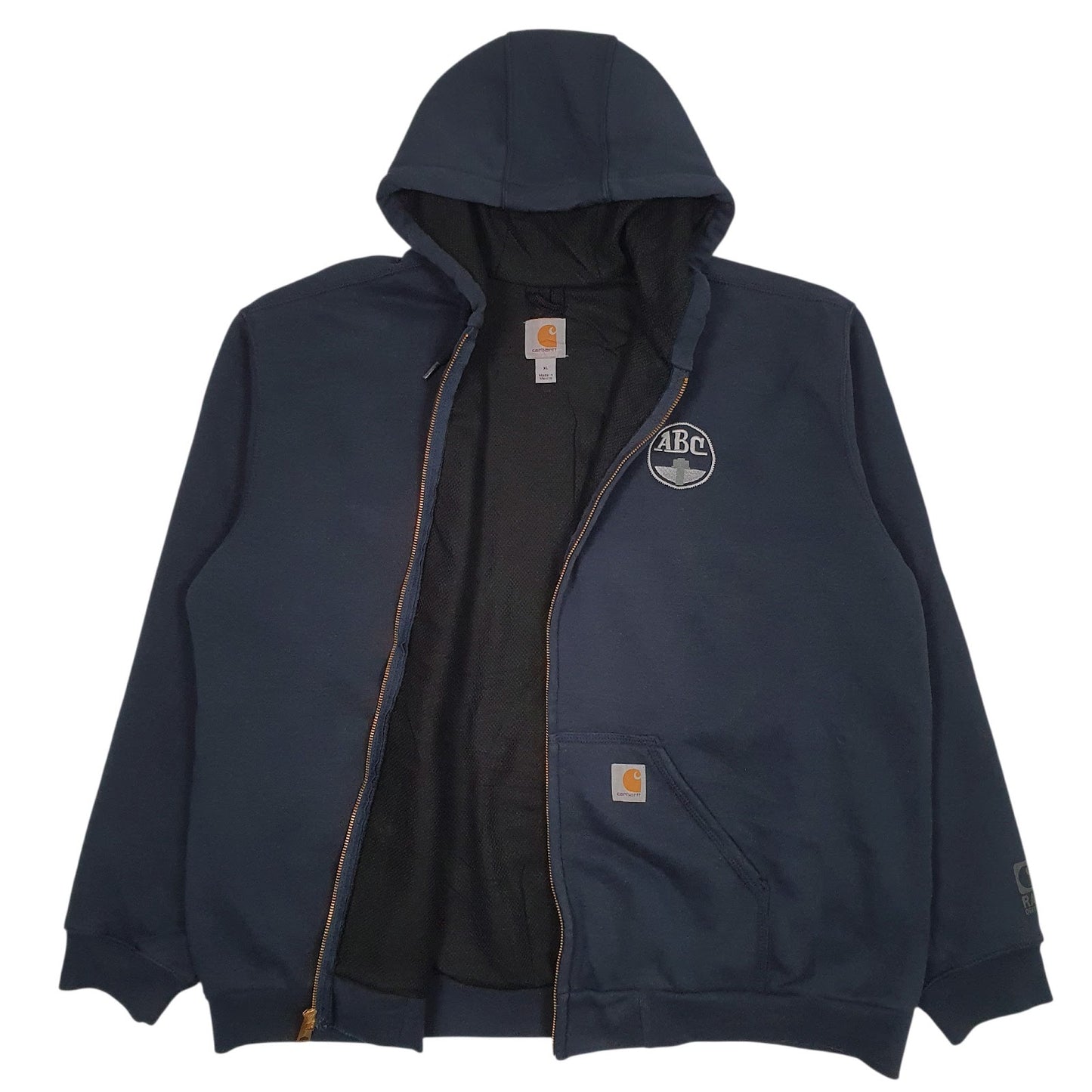 Mens Navy Carhartt  Full Zip Jumper