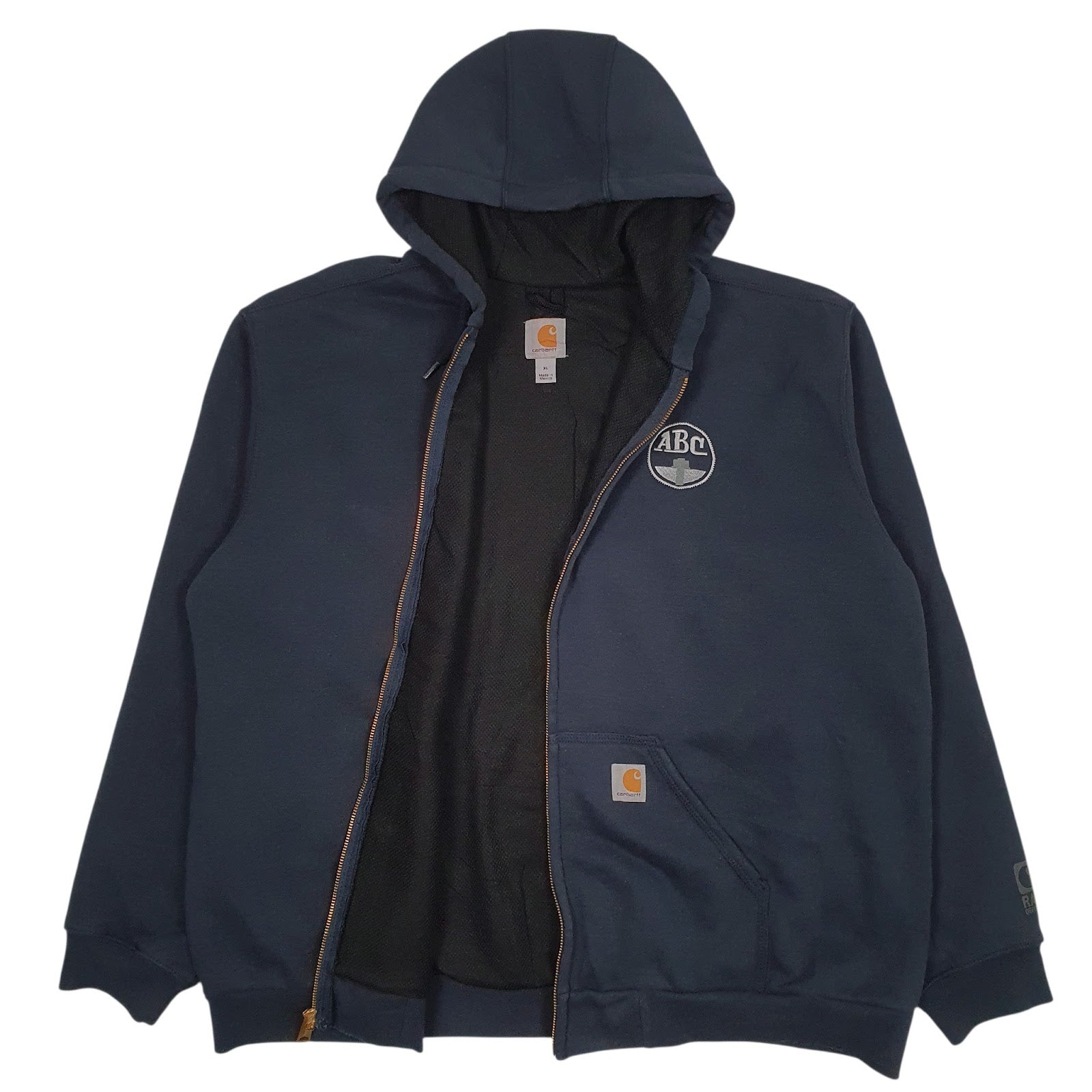 Mens Navy Carhartt  Full Zip Jumper