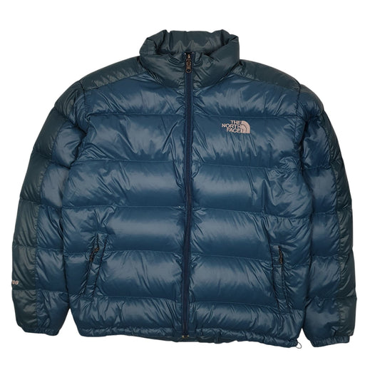 Mens Blue The North Face Nuptse  Coat