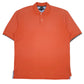 Mens Orange Tommy Hilfiger Golf Short Sleeve Polo Shirt