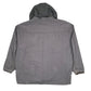 Mens Grey Wrangler Chore Hoodie  Coat