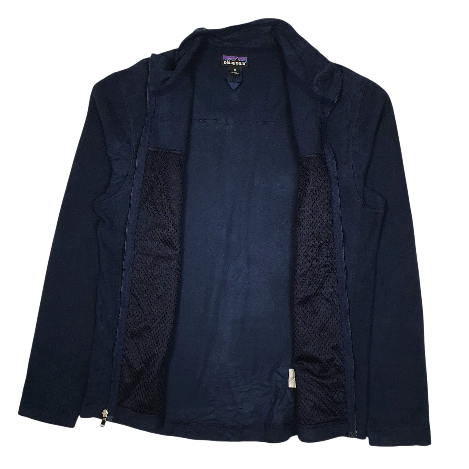 Mens Navy Patagonia Micro D Jacket Full Zip Jumper