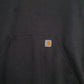Mens Black Carhartt  Hoodie Jumper