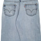Mens Blue Levis Distressed  Jeans