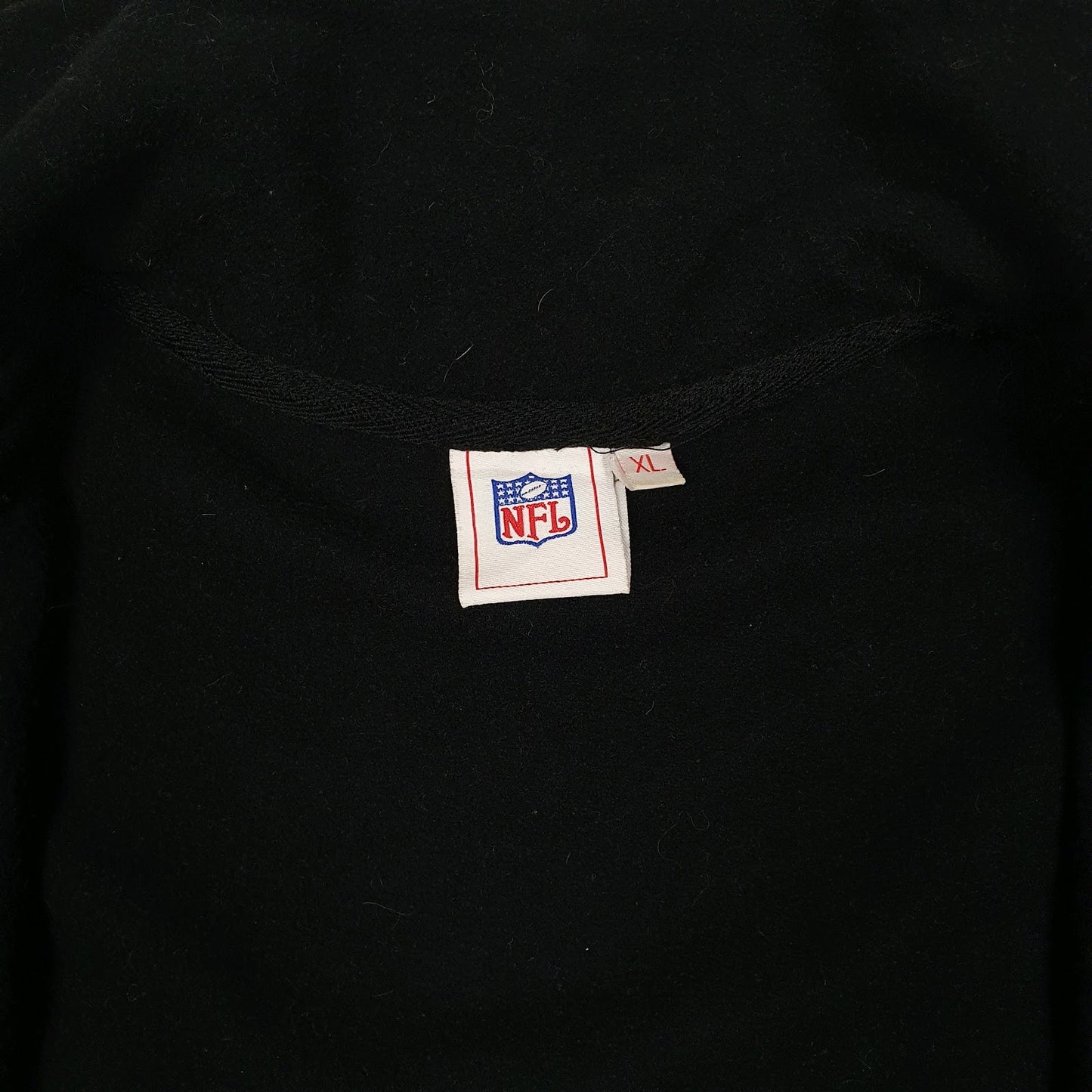 Mens Black NFL San Francisco 49ers Football Full Zip Jumper