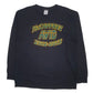 Mens Black Jerzees  Long Sleeve T Shirt