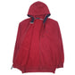 Mens Red Nautica  Full Zip Jumper
