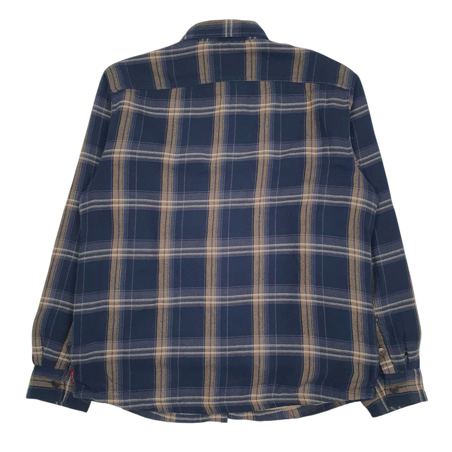 Mens Navy Wrangler Fleece Lined  Coat