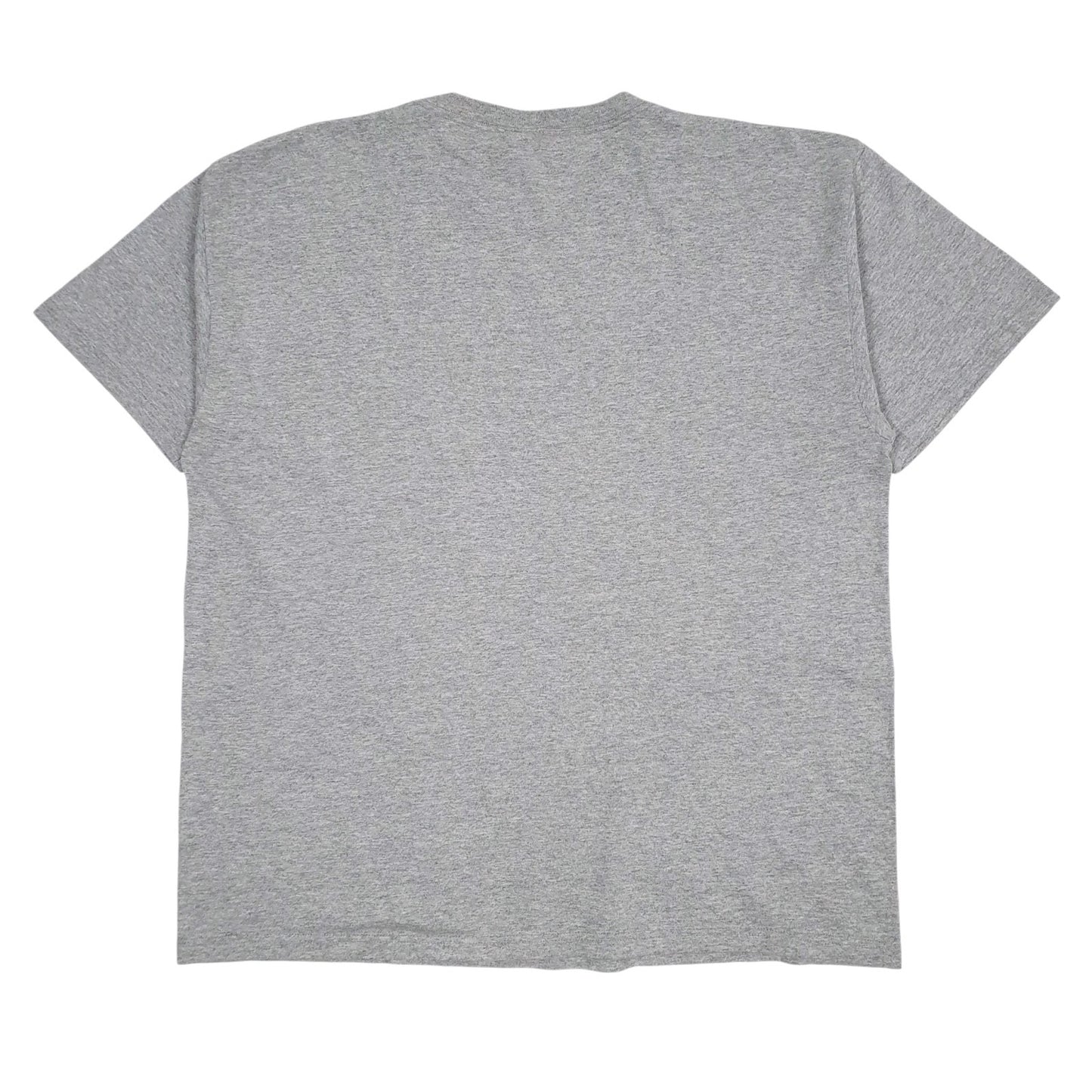 Mens Grey Fruit Of The Loom Michigan Lacrosse  T Shirt