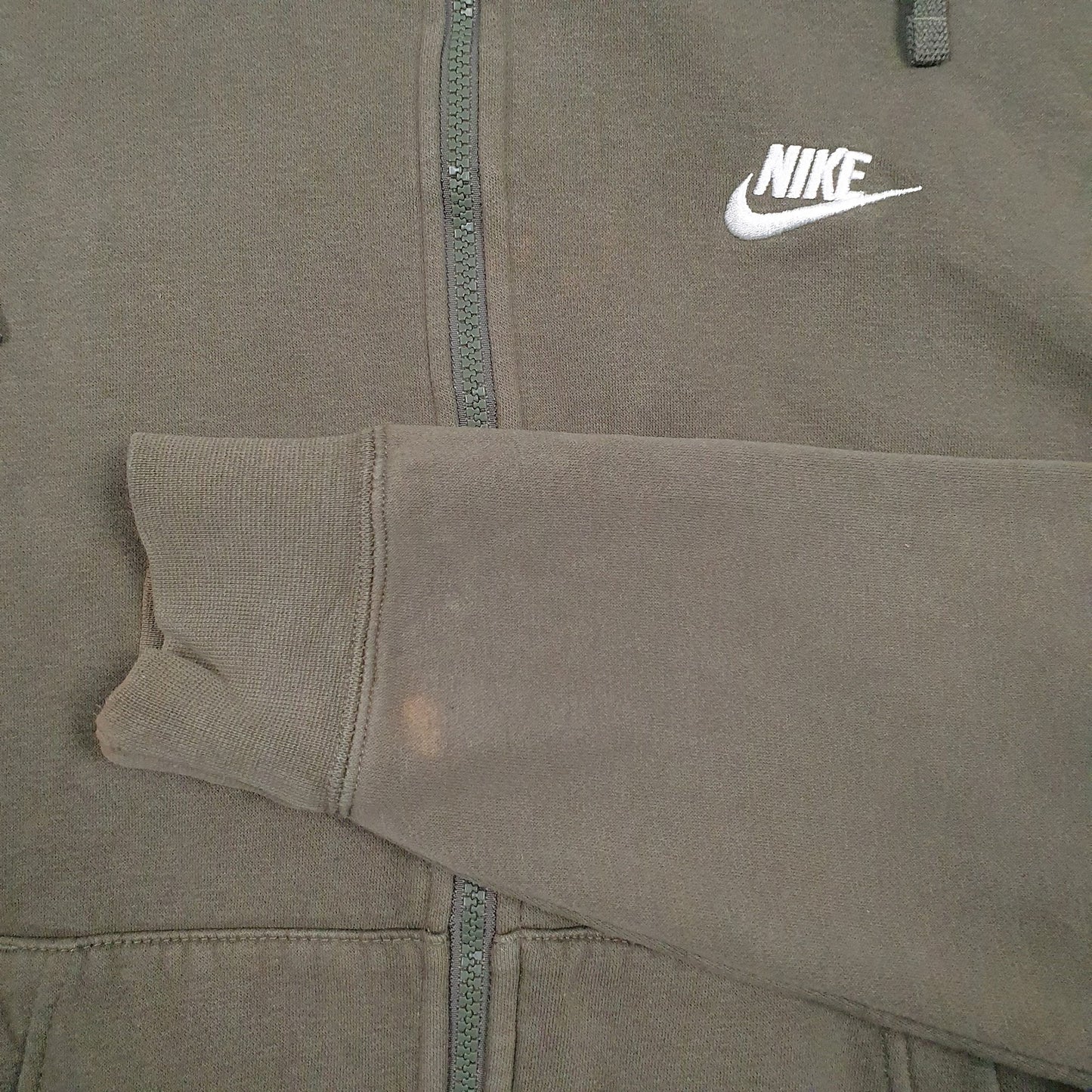 Mens Green Nike  Full Zip Jumper