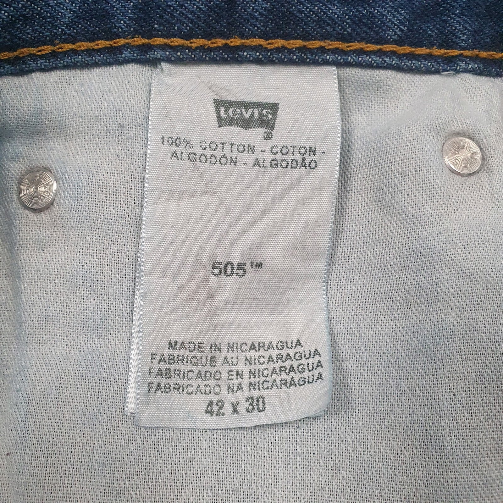 Mens Blue Levis   Jeans