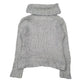 Womens Blue Roode Poat Knit Turtle Neck Jumper