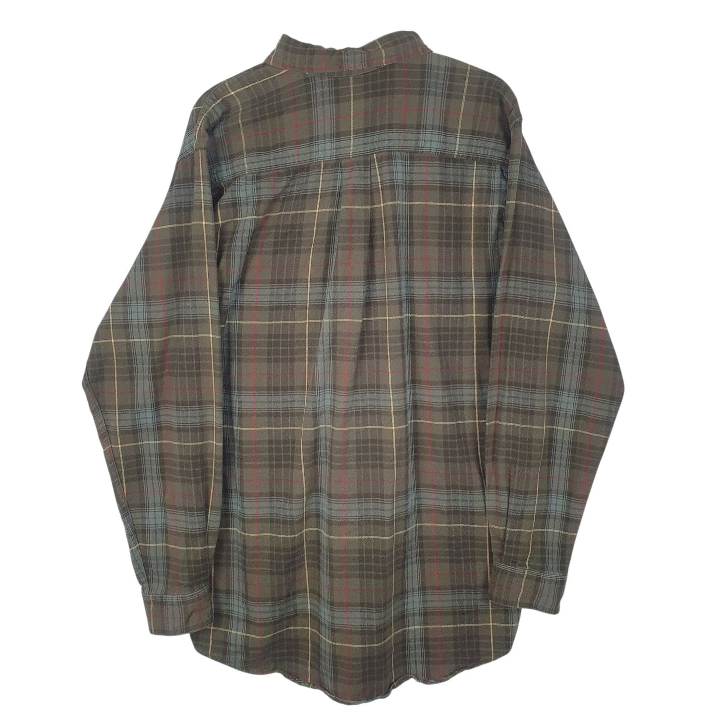 Mens Green L.L.Bean Flannel  Shirt