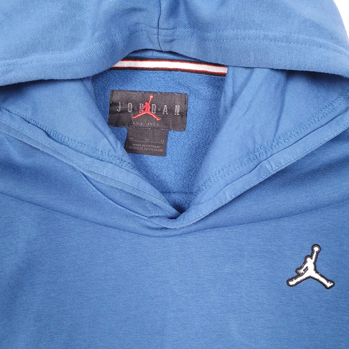 Mens Blue Nike Air Jordan Basketball Hoodie Jumper