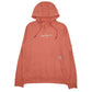 Mens Orange Carhartt Spellout Lightweight Hoodie Jumper