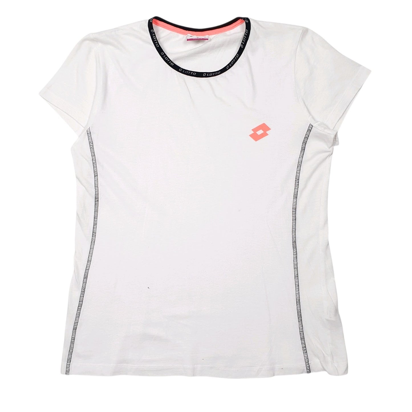 Womens White Lotto  Short Sleeve T Shirt