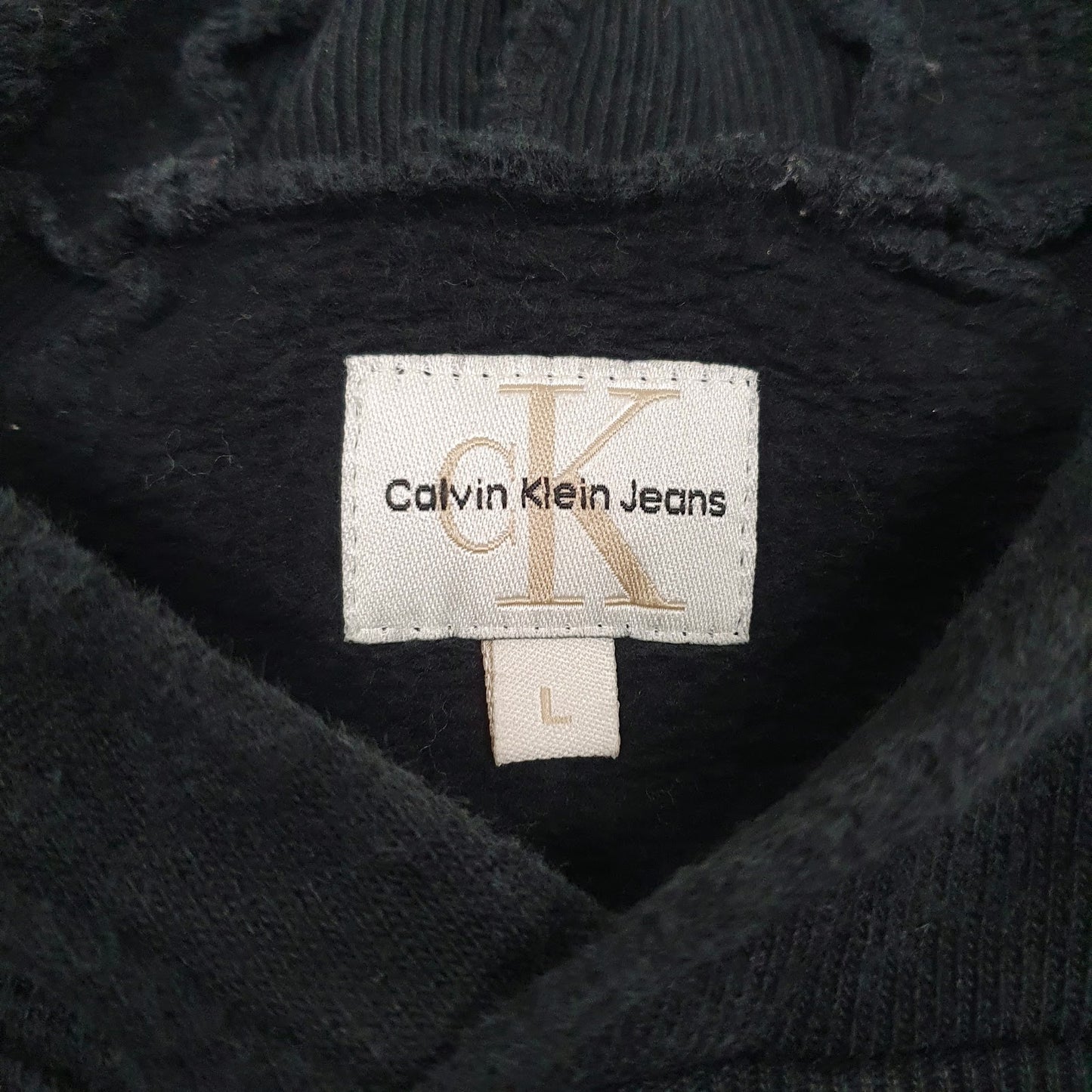 Womens Black Calvin Klein  Hoodie Jumper