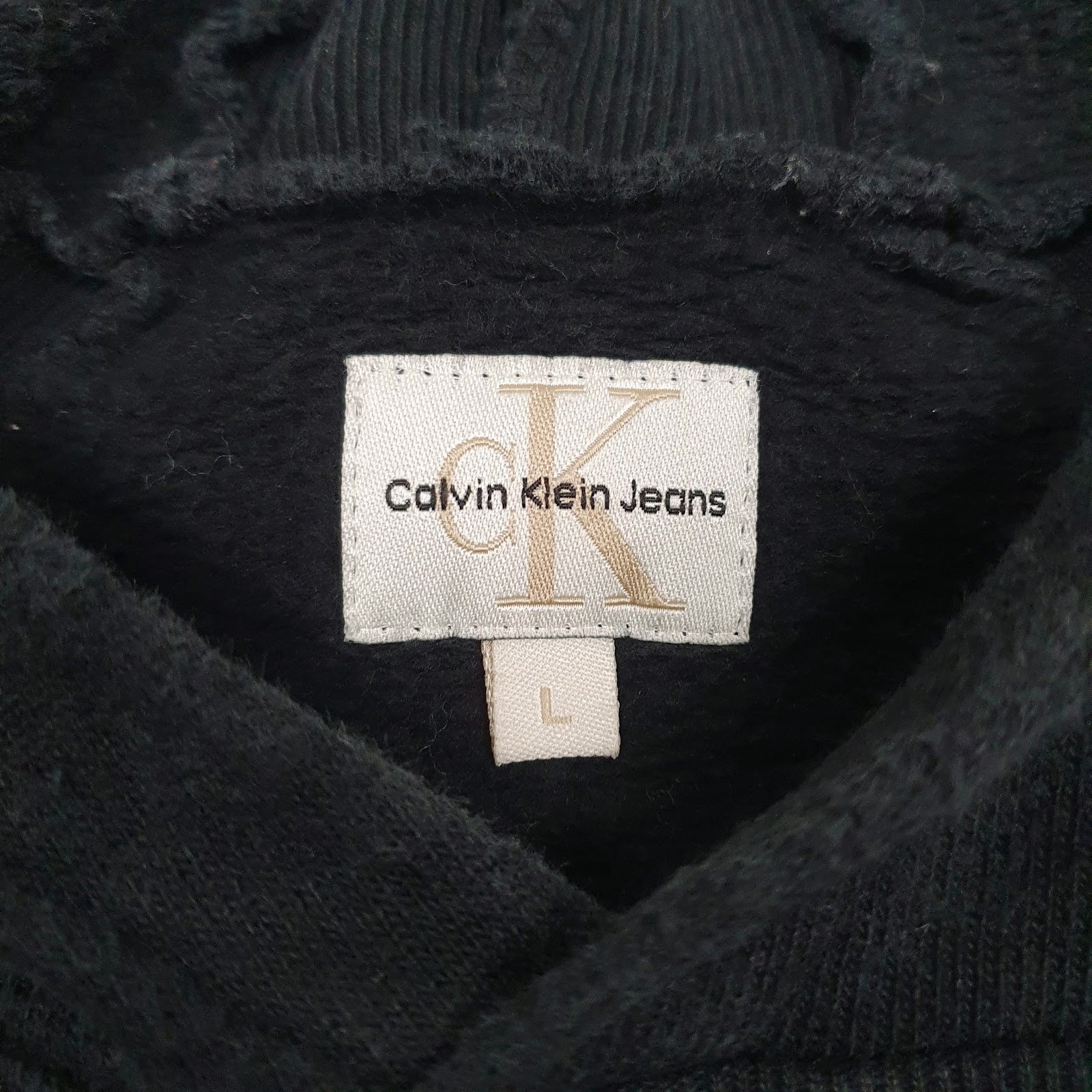 Womens Black Calvin Klein  Hoodie Jumper