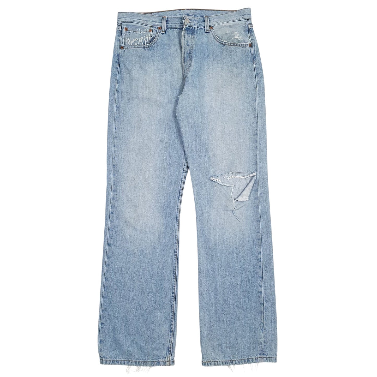 Mens Blue Levis  501 JeansW33 L32