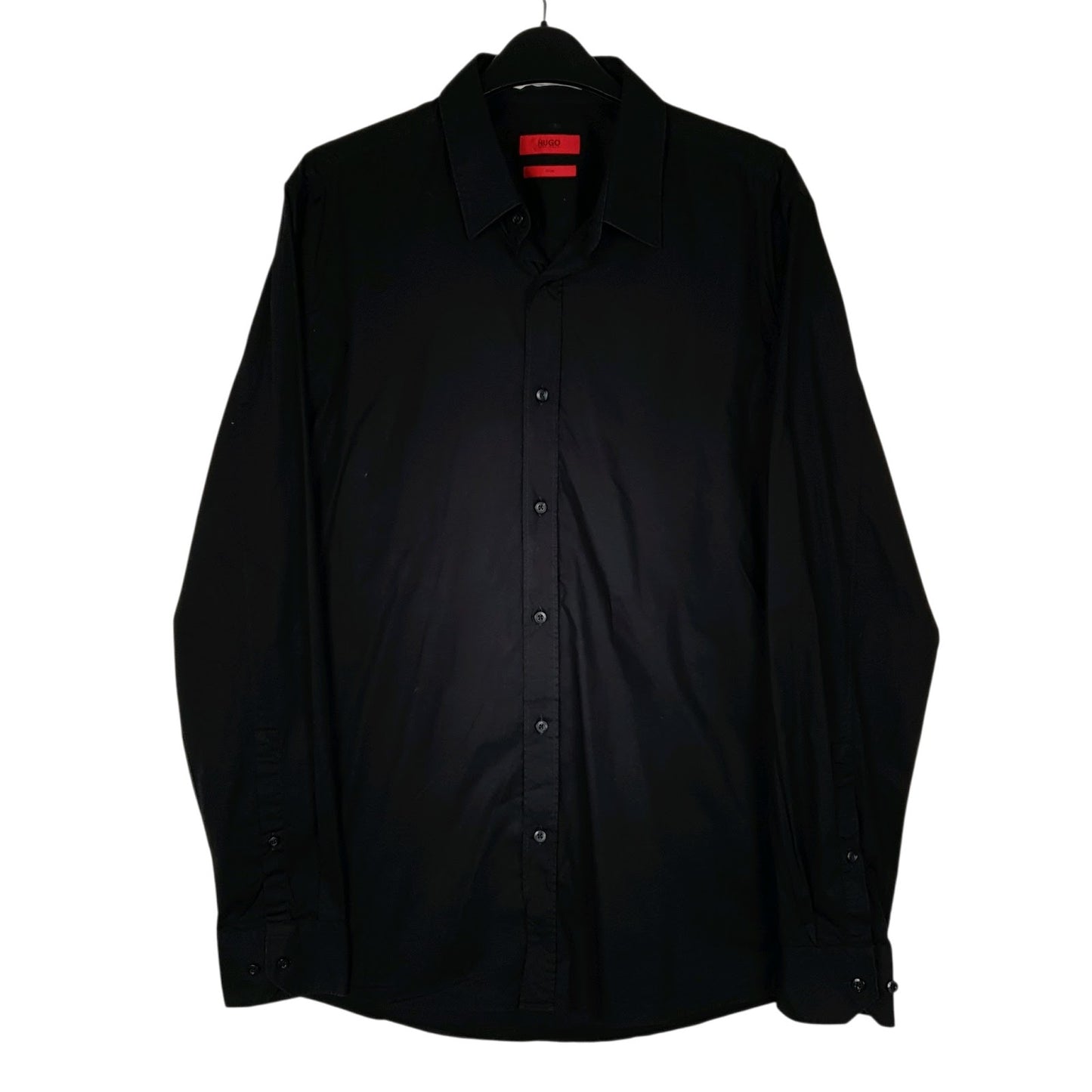 Mens Black Hugo Boss  Long Sleeve Shirt