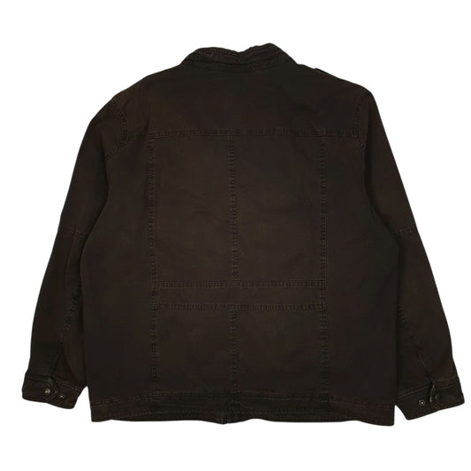 Mens Brown Levis Windbreaker Military Army Bomber  Coat