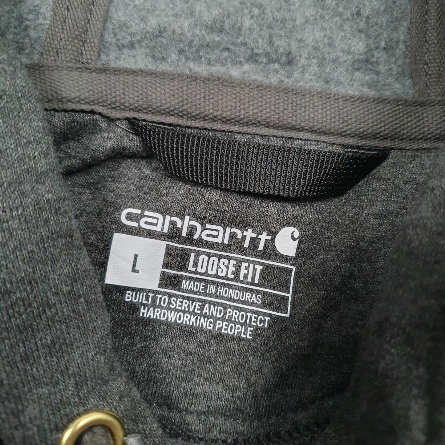 Mens Grey Carhartt  Hoodie Jumper