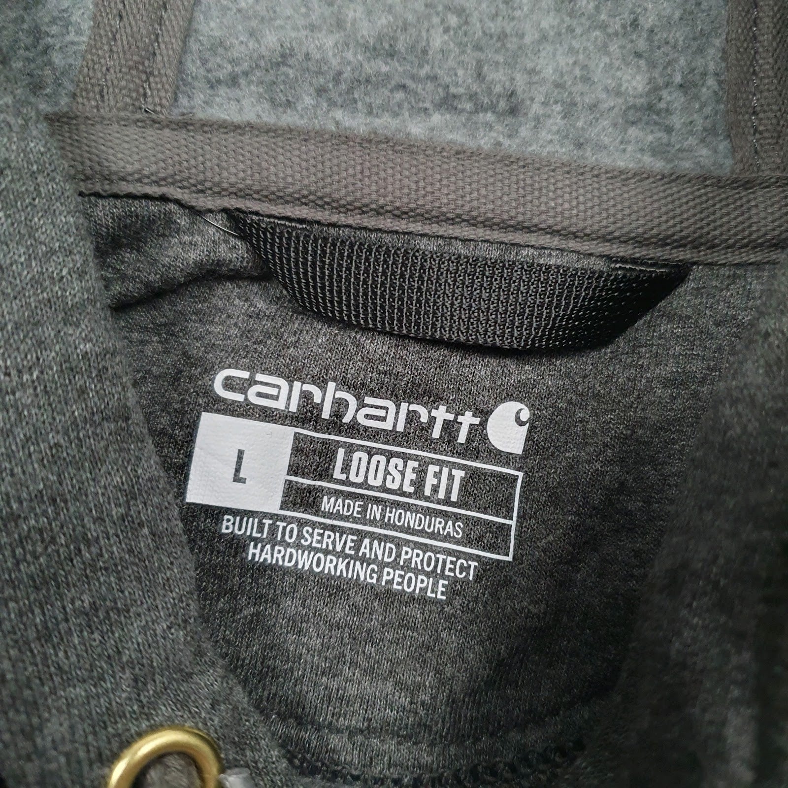 Mens Grey Carhartt  Hoodie Jumper