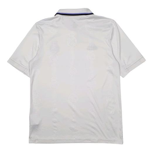 Mens White Adidas Real Madrid FC  Polo Shirt