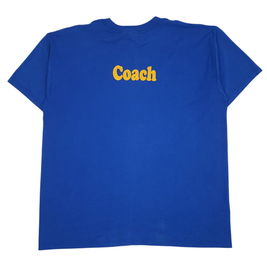 Mens Blue Fruit Of The Loom Lakeview T-ball  T Shirt