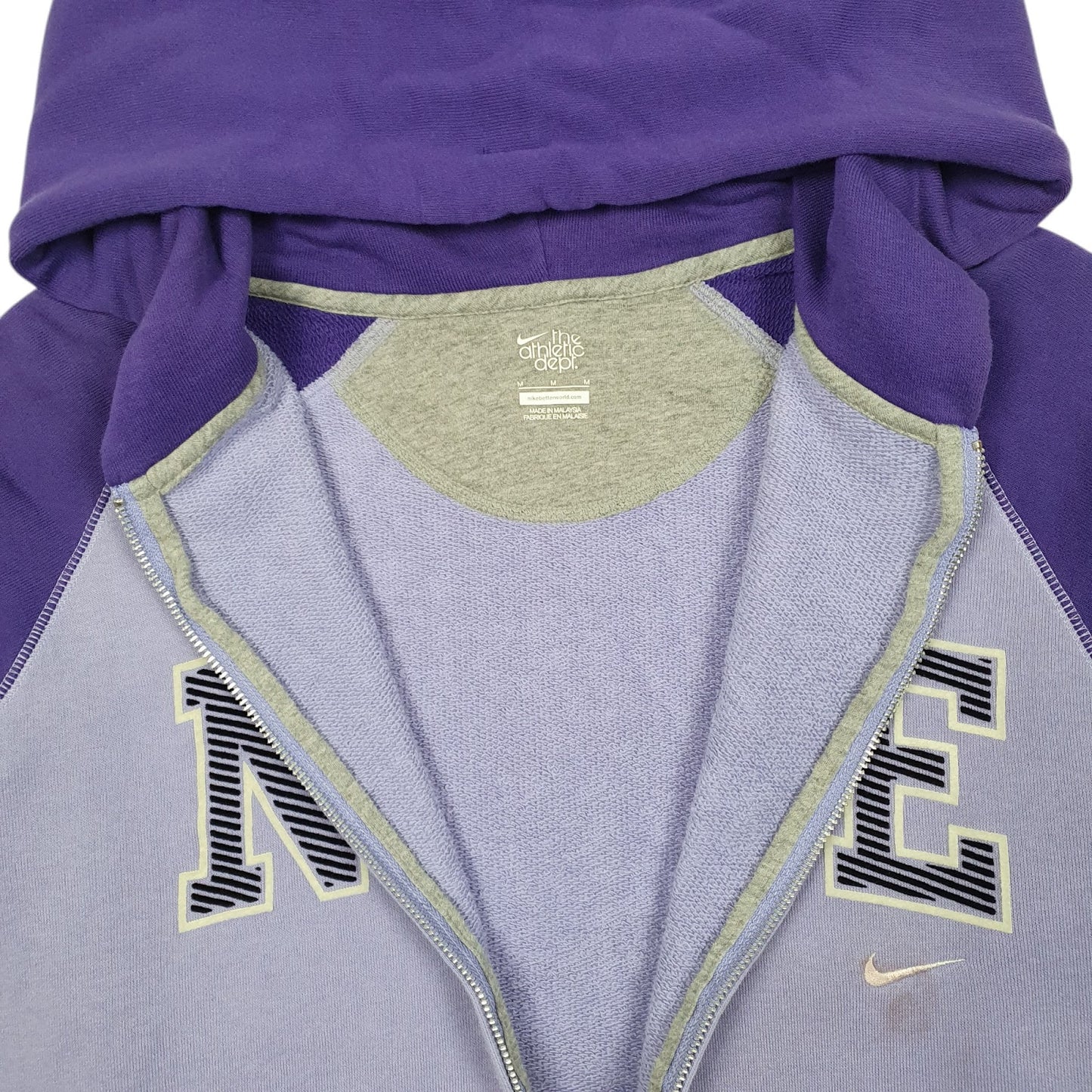 Womens Purple Nike Hoodie Full Zip Jumper