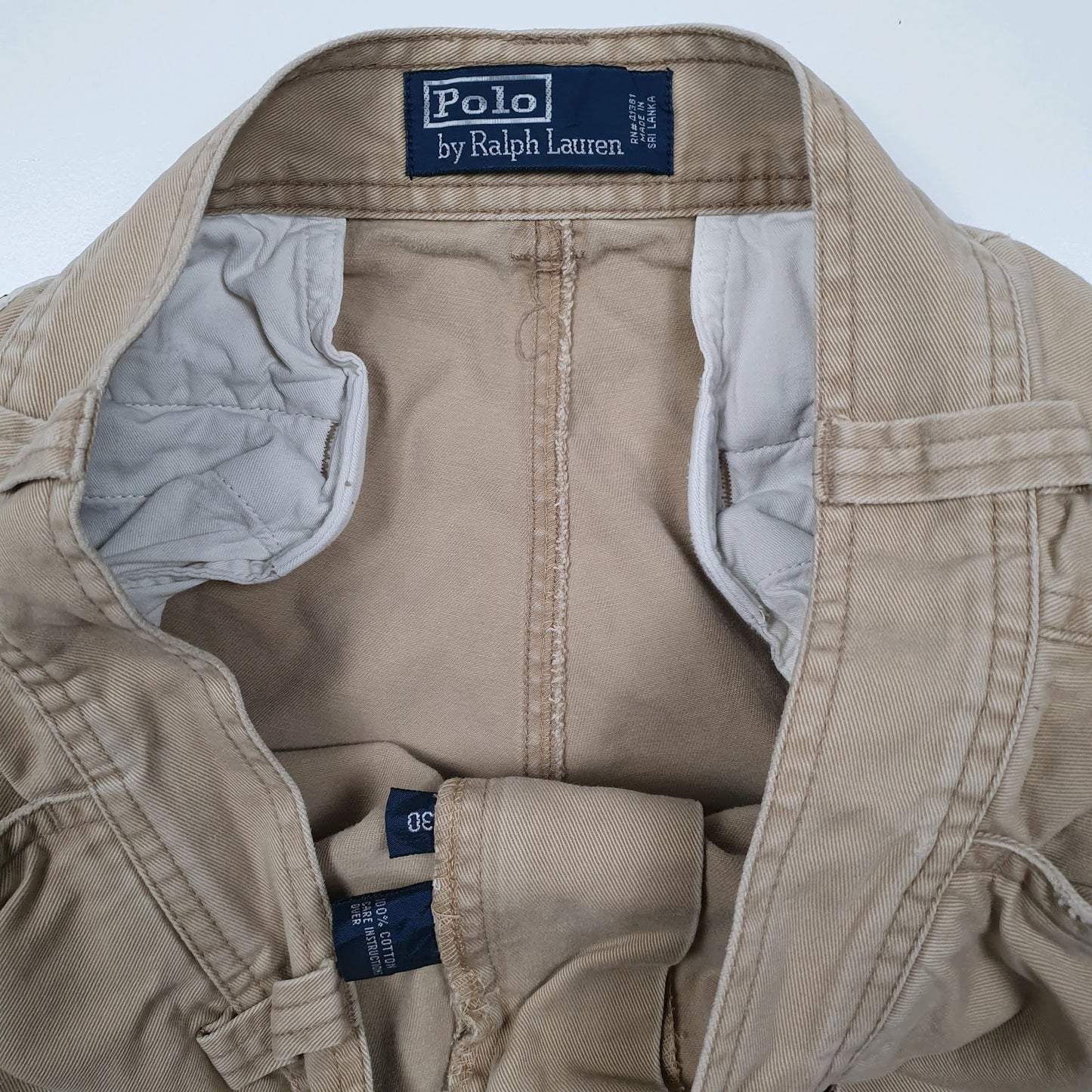 Mens Beige Polo Ralph Lauren   Shorts