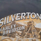 Mens Black Harley Davidson Spellout Graphic Crewneck T Shirt