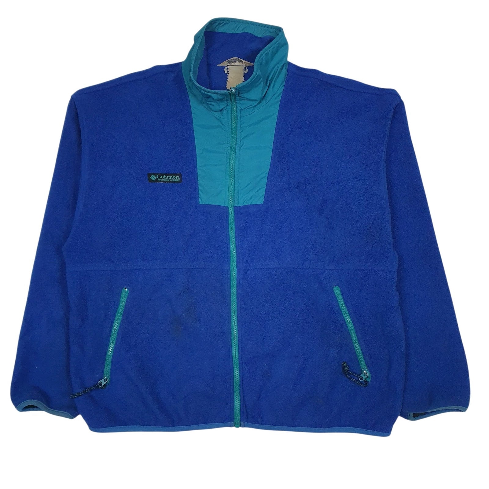 Mens Blue Columbia Sportswear Company Vintage Full Zip Jumper