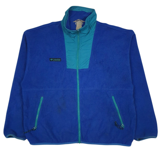 Mens Blue Columbia Sportswear Company Vintage Full Zip Jumper