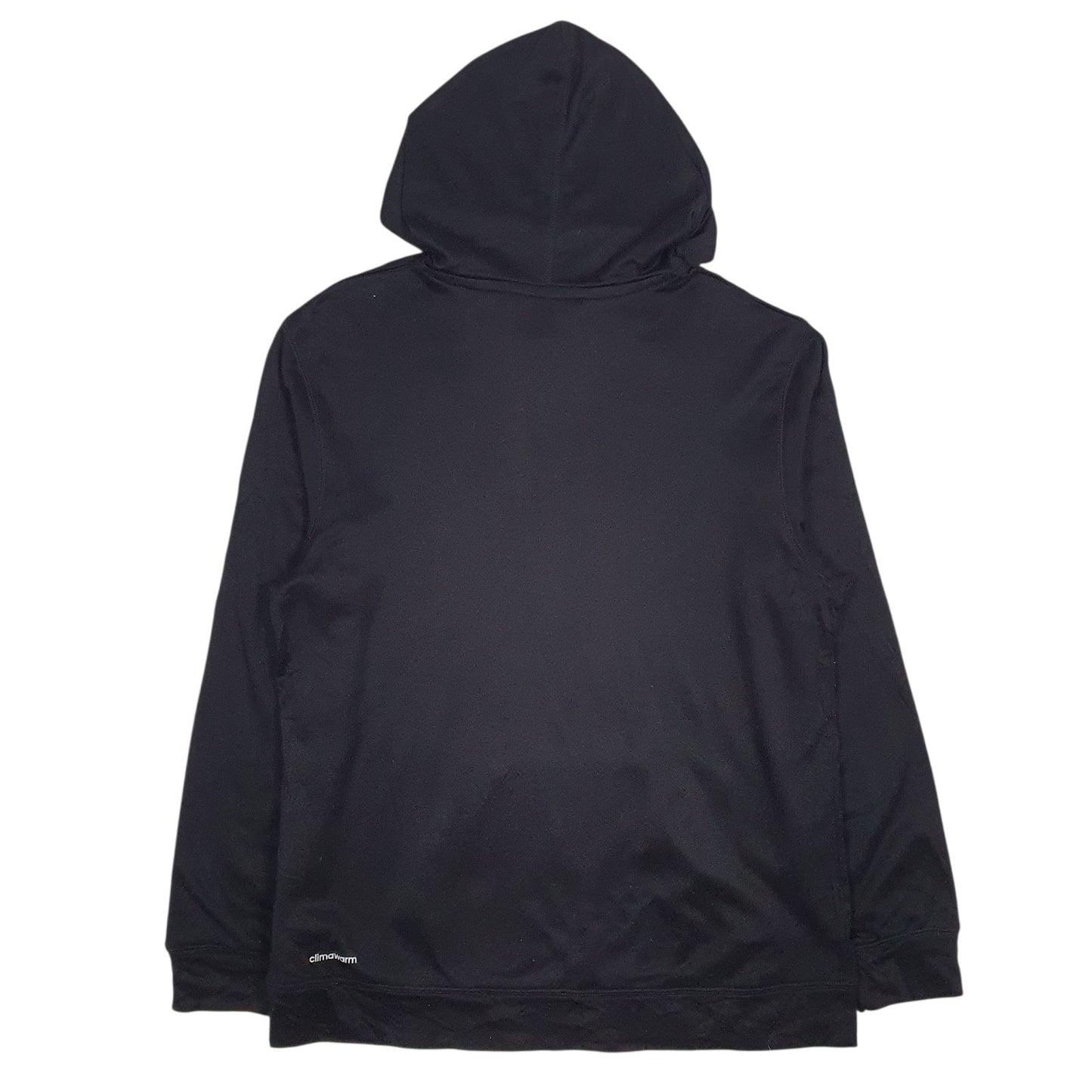 Mens Black Adidas Climawarm Hoodie Jumper