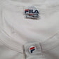 Mens White Fila Henley  T Shirt