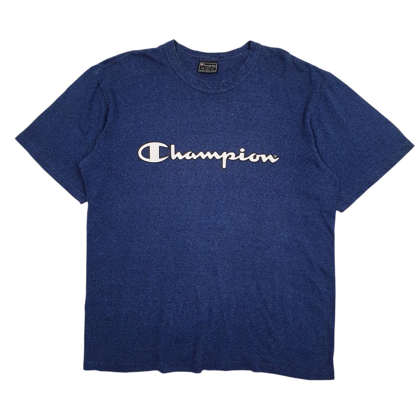 Mens Navy Champion  Short Sleeve T Shirt