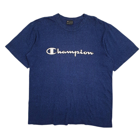 Mens Navy Champion  Short Sleeve T Shirt