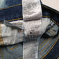 Mens Blue Levis Acid Wash 513  Shorts