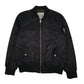 Mens Black Levis Padded Bomber  Coat