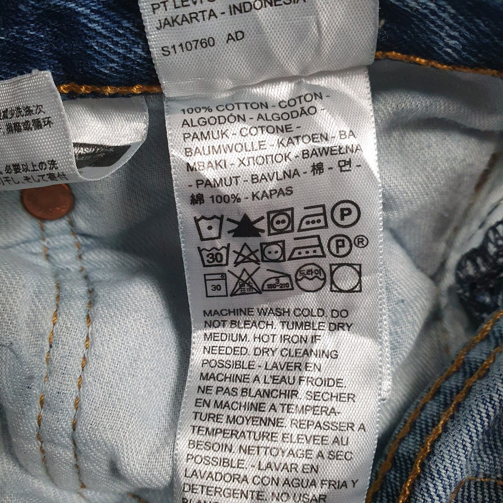 Mens Blue Levis   Jeans