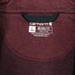 Womens Burgundy Carhartt  Full Zip Jumper