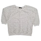 Womens White Atmosphere Shear Mesh Crewneck Jumper