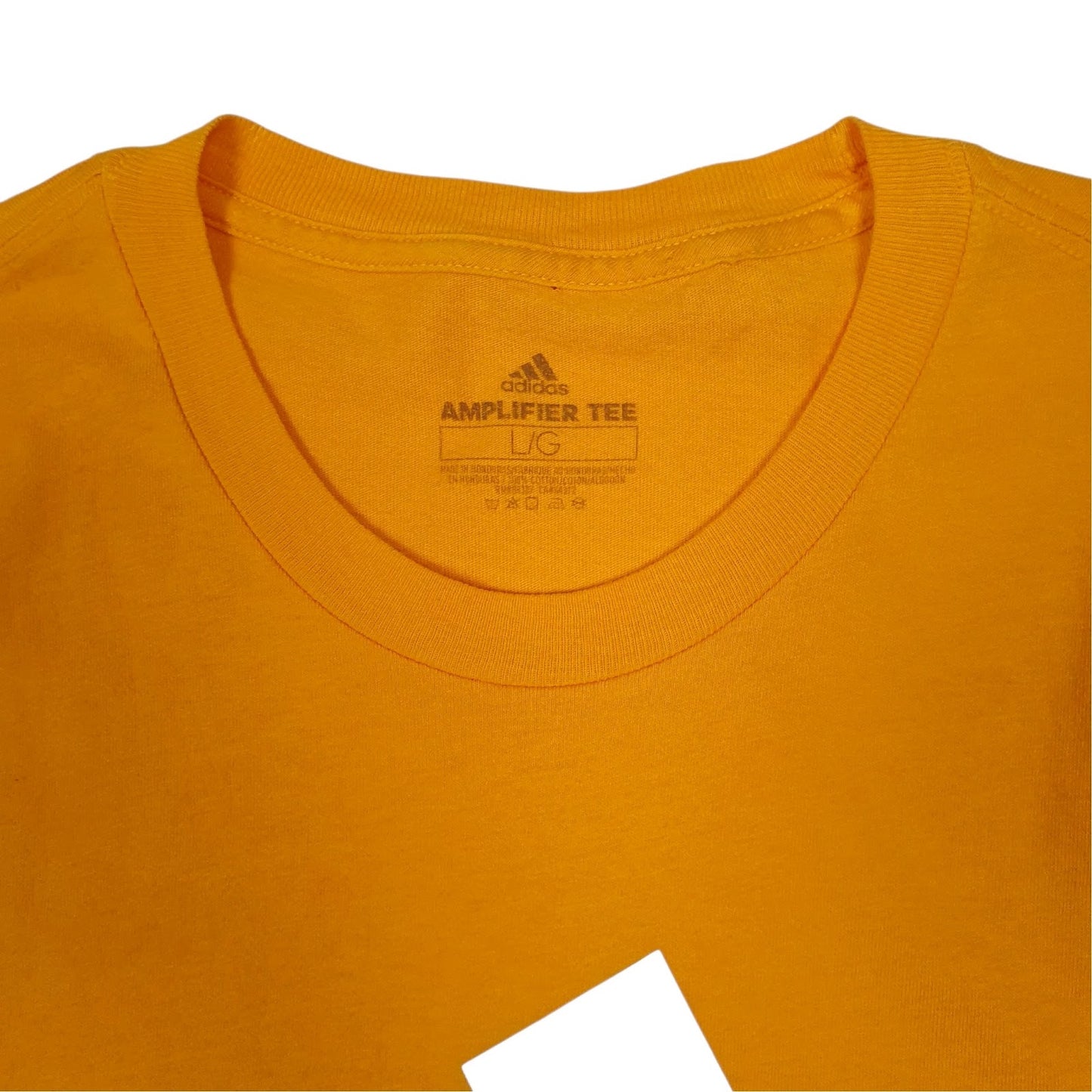Mens Yellow Adidas   T Shirt