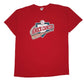 Mens Red Fruit Of The Loom Knock Cancer Out Of The Park Short Sleeve T Shirt